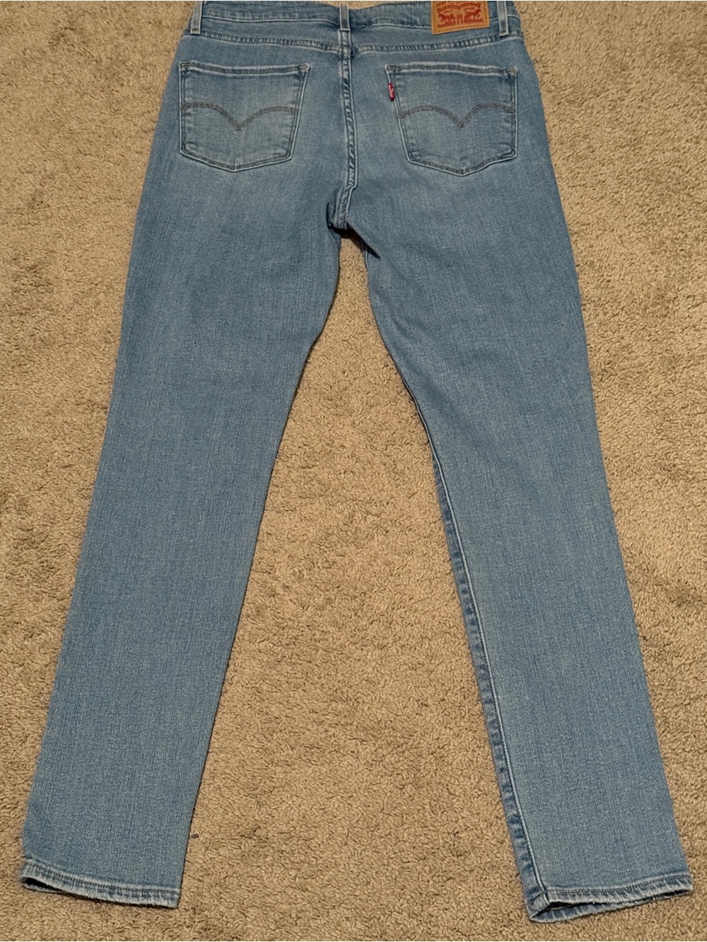 NWOT Levi’s 721 High Rise Skinny Jeans Size 30 Distressed Light Wash - Picture 5 of 5
